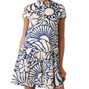 NEW PROSPERINA stella mini dress in mod blossom print